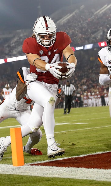 Parkinson’s 4 TD catches lead Stanford past Beavers 48-17